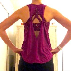 Lululemon twisted two in one tank top